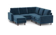 Load image into Gallery viewer, Altus - Sectional - Sapphire - Square Arms