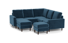 Load image into Gallery viewer, Altus - Sectional - Sapphire - Square Arms