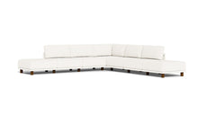 Load image into Gallery viewer, Luna - Sectional - Snowdrift - High Arms - Low Legs