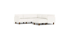 Load image into Gallery viewer, Luna - Sectional - Snowdrift - Low Arms - Tall Legs