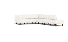 Load image into Gallery viewer, Luna - Sectional - Snowdrift - Low Arms - Tall Legs