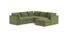 Load image into Gallery viewer, Ciello XL - Sectional - Cypress Green - High Angled