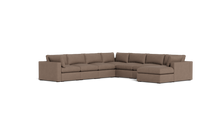 Load image into Gallery viewer, Ciello XL - Sectional - Mocha - Regular Arms