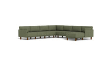 Load image into Gallery viewer, Luna - Sectional - Moss Green - Low Arms - Tall Legs
