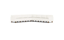 Load image into Gallery viewer, Luna - Sectional - Snowdrift - Low Arms - Tall Legs