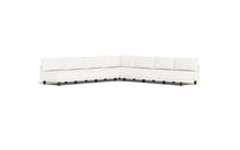 Load image into Gallery viewer, Luna - Sectional - Snowdrift - High Arms - Low Legs