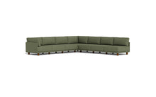 Load image into Gallery viewer, Luna - Sectional - Moss Green - High Arms - Low Legs