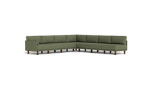 Load image into Gallery viewer, Luna - Sectional - Moss Green - Low Arms - Tall Legs