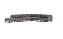 Load image into Gallery viewer, Luna - Sectional - Storm Grey - Low Arms - Tall Legs