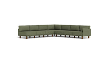 Load image into Gallery viewer, Luna - Sectional - Moss Green - Low Arms - Tall Legs