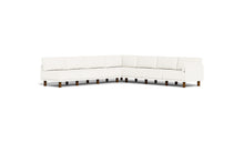 Load image into Gallery viewer, Luna - Sectional - Snowdrift - Low Arms - Tall Legs