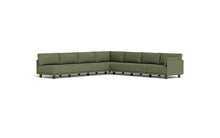 Load image into Gallery viewer, Luna - Sectional - Moss Green - Low Arms - Low Legs