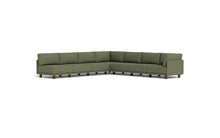 Load image into Gallery viewer, Luna - Sectional - Moss Green - High Arms - Low Legs
