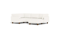 Load image into Gallery viewer, Luna - Sectional - Snowdrift - High Arms - Low Legs