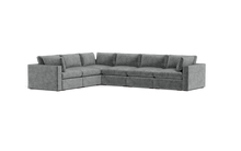 Load image into Gallery viewer, Ciello XL - Sectional - Basalt - Regular Arms