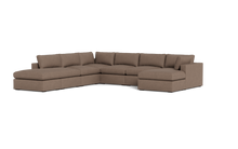 Load image into Gallery viewer, Ciello XL - Sectional - Mocha - Regular Arms