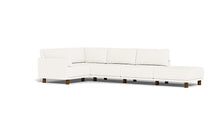 Load image into Gallery viewer, Luna - Sectional - Snowdrift - High Arms - Low Legs