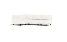 Load image into Gallery viewer, Luna - Sectional - Snowdrift - High Arms - Low Legs
