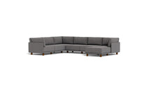 Load image into Gallery viewer, Luna - Sectional - Storm Grey - High Arms - Low Legs