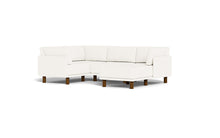 Load image into Gallery viewer, Luna - Sectional - Snowdrift - High Arms - Tall Legs