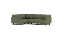 Load image into Gallery viewer, Luna - Sectional - Moss Green - High Arms - Low Legs