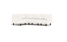 Load image into Gallery viewer, Luna - Sectional - Snowdrift - High Arms - Tall Legs