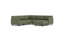 Load image into Gallery viewer, Luna - Sectional - Moss Green - Low Arms - Low Legs
