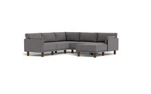Load image into Gallery viewer, Luna - Sectional - Storm Grey - Low Arms - Tall Legs