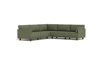 Load image into Gallery viewer, Luna - Sectional - Moss Green - Low Arms - Low Legs