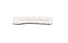 Load image into Gallery viewer, Luna - Sectional - Snowdrift - Low Arms - Low Legs