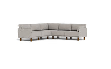 Load image into Gallery viewer, Luna - Sectional - Dream Grey - Low Arms - Tall Legs