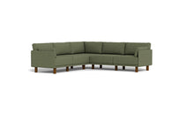 Load image into Gallery viewer, Luna - Sectional - Moss Green - Low Arms - Tall Legs