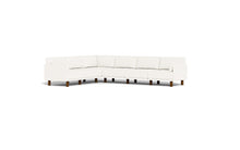 Load image into Gallery viewer, Luna - Sectional - Snowdrift - Low Arms - Tall Legs
