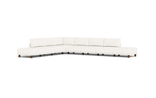 Load image into Gallery viewer, Luna - Sectional - Snowdrift - High Arms - Low Legs