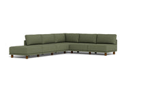 Load image into Gallery viewer, Luna - Sectional - Moss Green - High Arms - Low Legs