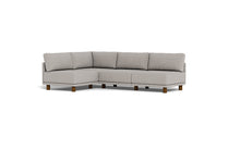 Load image into Gallery viewer, Luna - Sectional - Dream Grey - High Arms - Low Legs