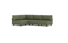 Load image into Gallery viewer, Luna - Sectional - Moss Green - High Arms - Low Legs