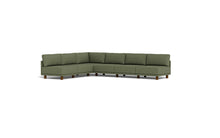 Load image into Gallery viewer, Luna - Sectional - Moss Green - High Arms - Low Legs