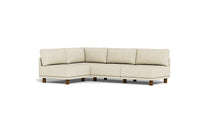 Load image into Gallery viewer, Luna - Sectional - Sunset Beige - High Arms - Low Legs