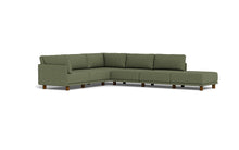 Load image into Gallery viewer, Luna - Sectional - Moss Green - High Arms - Low Legs