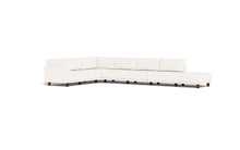 Load image into Gallery viewer, Luna - Sectional - Snowdrift - High Arms - Low Legs