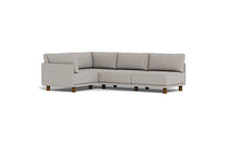 Load image into Gallery viewer, Luna - Sectional - Dream Grey - High Arms - Low Legs