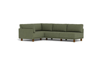 Load image into Gallery viewer, Luna - Sectional - Moss Green - High Arms - Low Legs