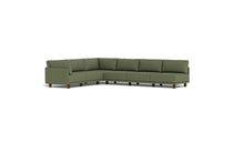 Load image into Gallery viewer, Luna - Sectional - Moss Green - High Arms - Low Legs