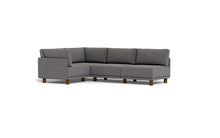Load image into Gallery viewer, Luna - Sectional - Storm Grey - High Arms - Low Legs