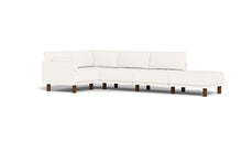 Load image into Gallery viewer, Luna - Sectional - Snowdrift - Low Arms - Tall Legs