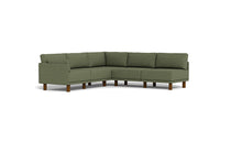 Load image into Gallery viewer, Luna - Sectional - Moss Green - Low Arms - Tall Legs