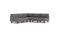 Load image into Gallery viewer, Luna - Sectional - Storm Grey - Low Arms - Tall Legs