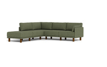 Load image into Gallery viewer, Luna - Sectional - Moss Green - Low Arms - Tall Legs
