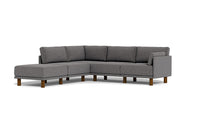 Load image into Gallery viewer, Luna - Sectional - Storm Grey - Low Arms - Tall Legs